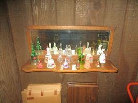 Oak wall mirror and Bell collection