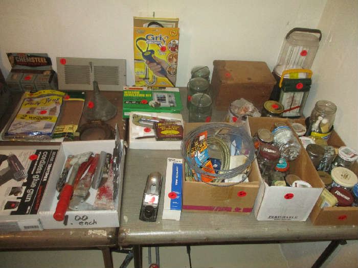 Miscellaneous basement items