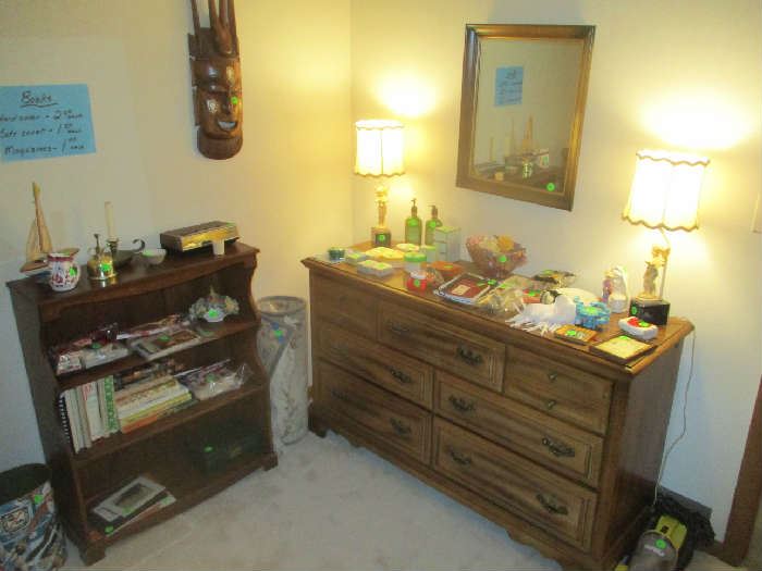 Dresser and bookcase