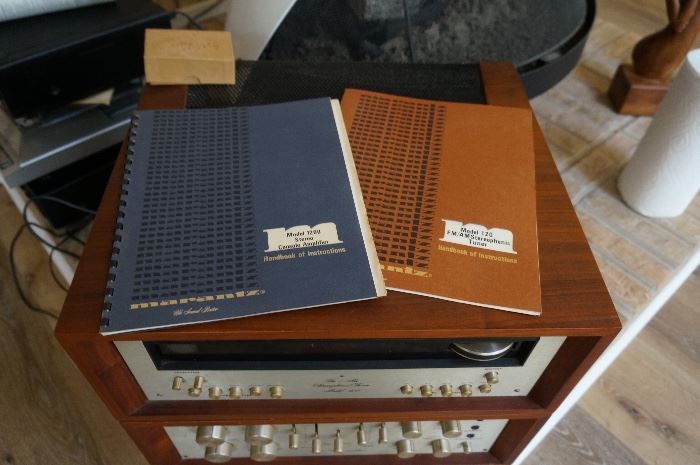 MARANTZ Model 120 AM/FM Tuner Radio,  and Model 1200 AMP