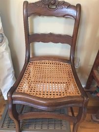 Cane bottom chair