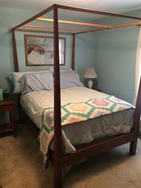 Pencil Post bed mattress and springs not for sale
