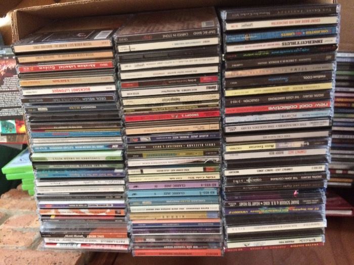Hundreds of CDs