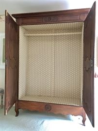 Antique armoire (open)
