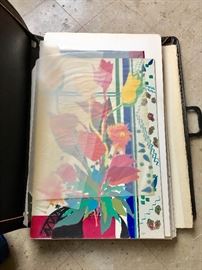 Portfolio full of original art