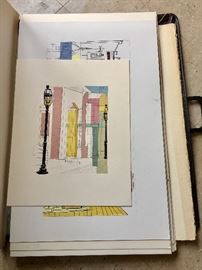 Portfolio full of original art