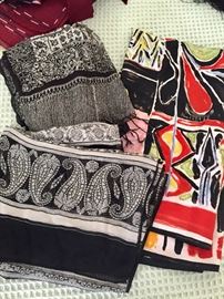 Silk scarves