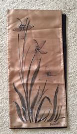 Hand painted scarf