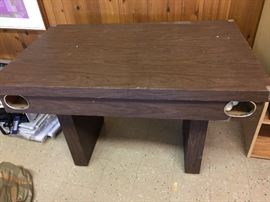 Vintage bumper pool table