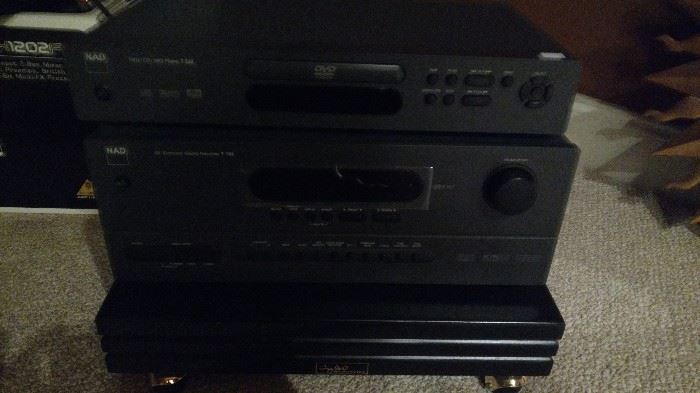 NAD T532 and T762 DVD player and receiver