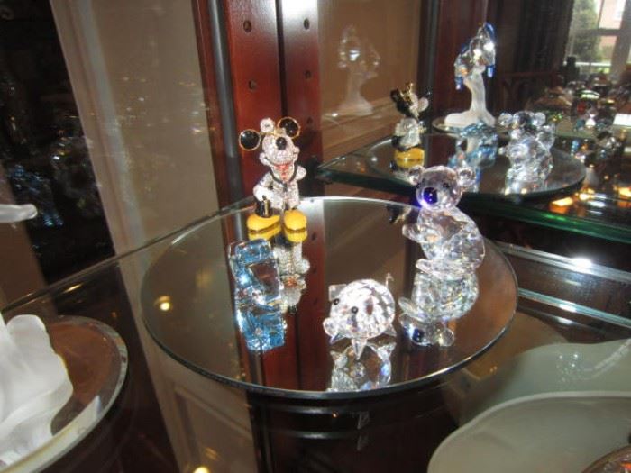 Swarovski crystal figures, Mickey Mouse rhinestone figure