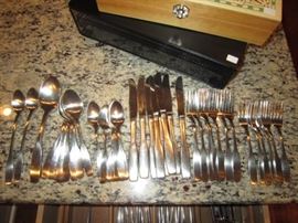 stainless flatware