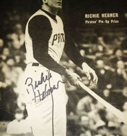 Baseball Autograph- Richie Hebner