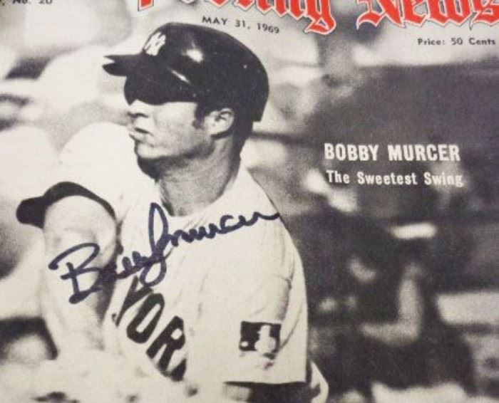 Baseball Autograph- Bobby Murcer