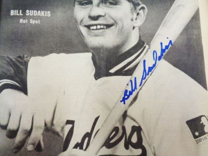 Baseball Autograph- Bill Sudakis