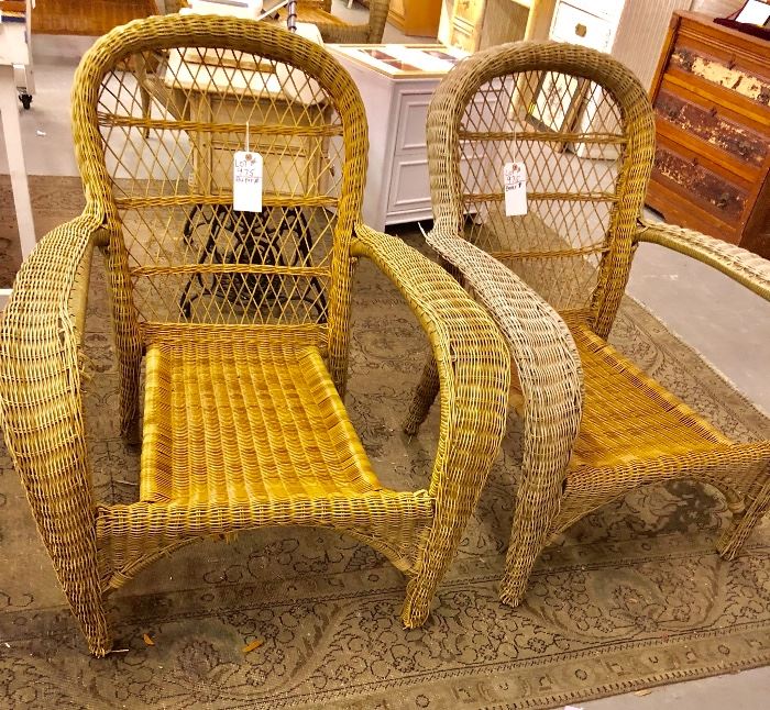 pr wicker chairs 