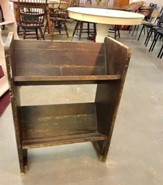 old Solid Wooden Heavy Book shelf 