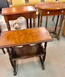 Assorted Antique Small Tables 