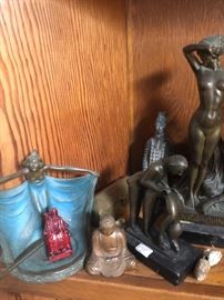 Erotica Bronze Statues and Art Deco Bronze  Statues  