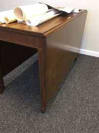 Side of Gate Leg Table