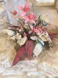 Silk flower arrangements