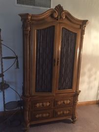 Armoire matches king size bedroom set all pieces sold separately