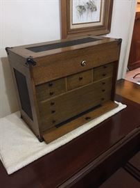 Wooden tool chest