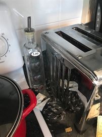Vintage Chrome Art Deco Toastmaster  Toaster ~ 1BB4