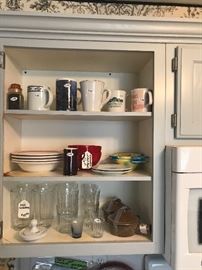 Assorted Mugs And Glassware