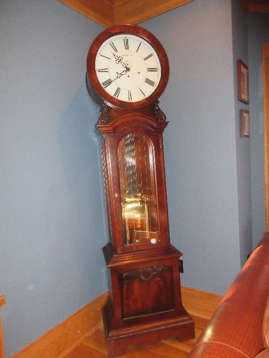 Unique Howard Miller Engels grandfather clock 