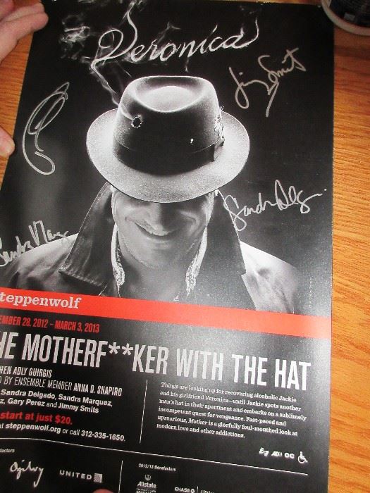 Signed by Jimmy Smits