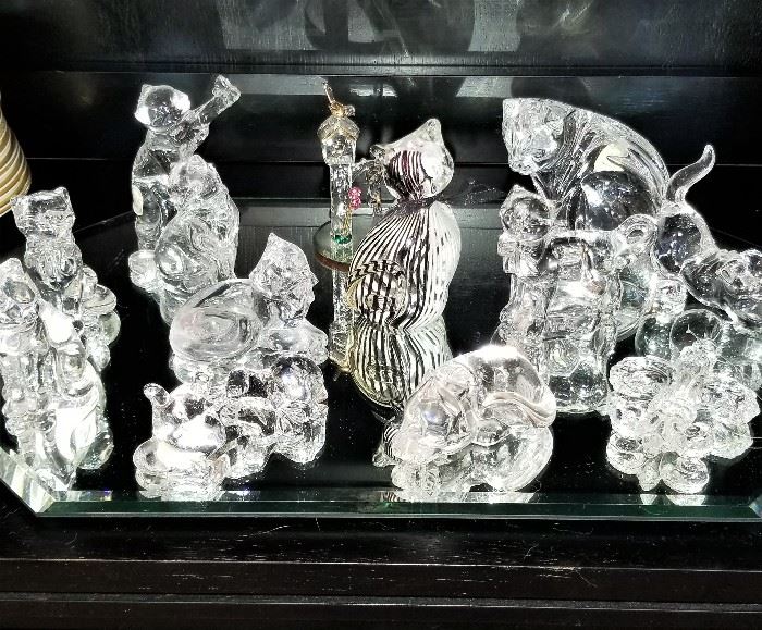 Waterford & Lenox Crystal figurines