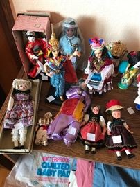 Vintage Asian collectible dolls