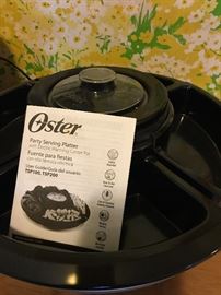 Oster Electric Party Serving Platter