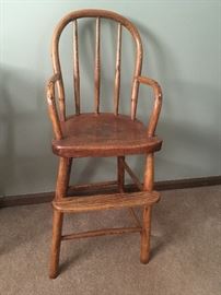 Vintage High Chair - seat height is 21 inches