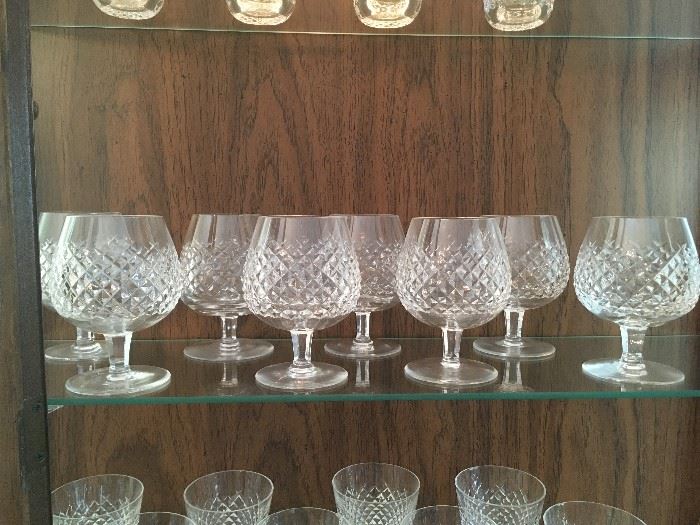 Set of 8 Waterford Brandy Snifters