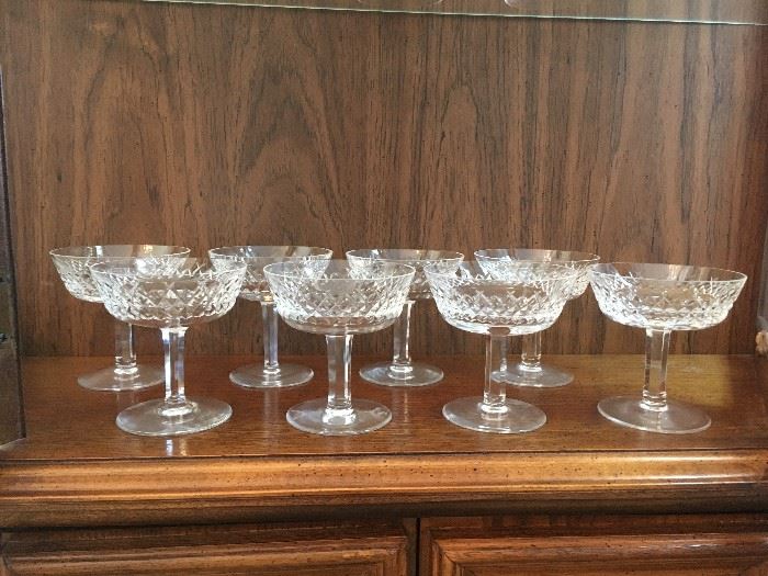 Set of 8 Waterford Sherbet Glasses