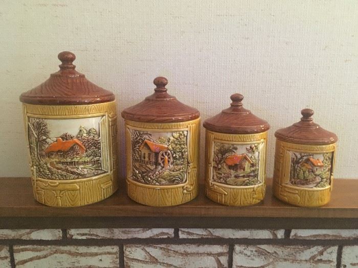 Vintage Ceramic Canisters