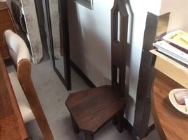 Wood chair from Mexico