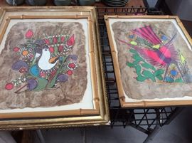 Vintage art, South American 