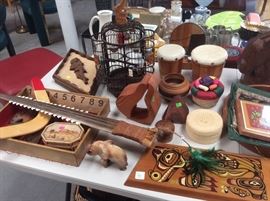 Wood travel souvenirs