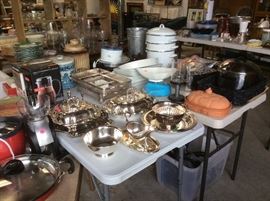 Silver plate, housewares