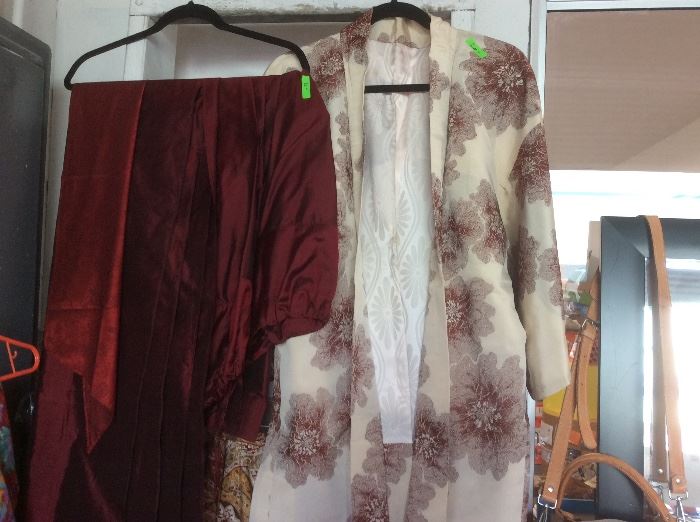 Vintage silk clothes