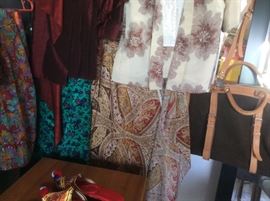 Vintage silk clothes
