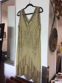 Beaded flapper dress