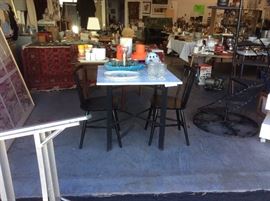 Danish style chairs, a pair