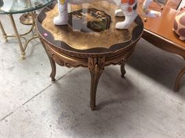 Gold retro table