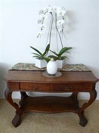 Antique library table