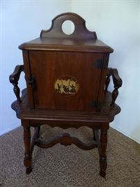 Antique copper lined smoking stand was $95 (now $47.50)