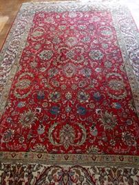 Iranian rug  10'5" x 6'10" was $500 (now only $250)